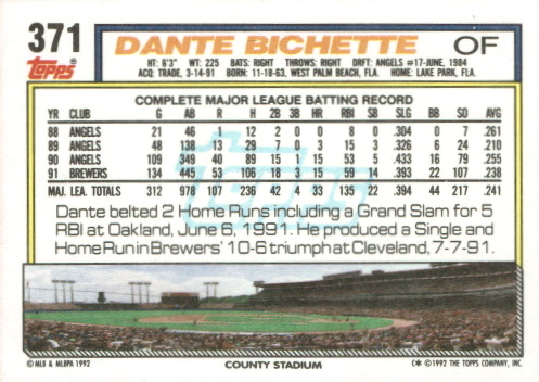 Dante Bichette, Jr., Baseball Wiki